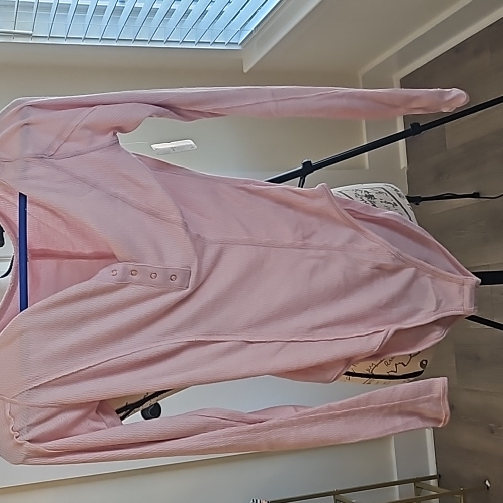 Free people pink bodysuit